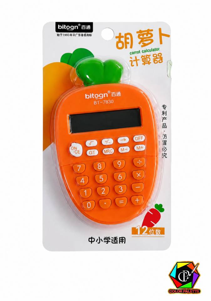 ماشین حساب فانتزی طرح هویج بیتون مدل BT-7838 ‌