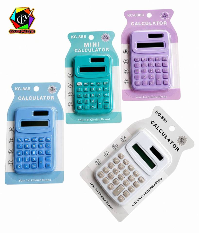 ماشین حساب جیبی رنگی مدل KC-888 / KC-888C ‌