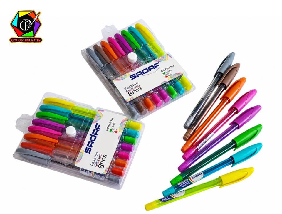 خودکار 8 رنگ صدف مدل SC (Fashion Color Pen)