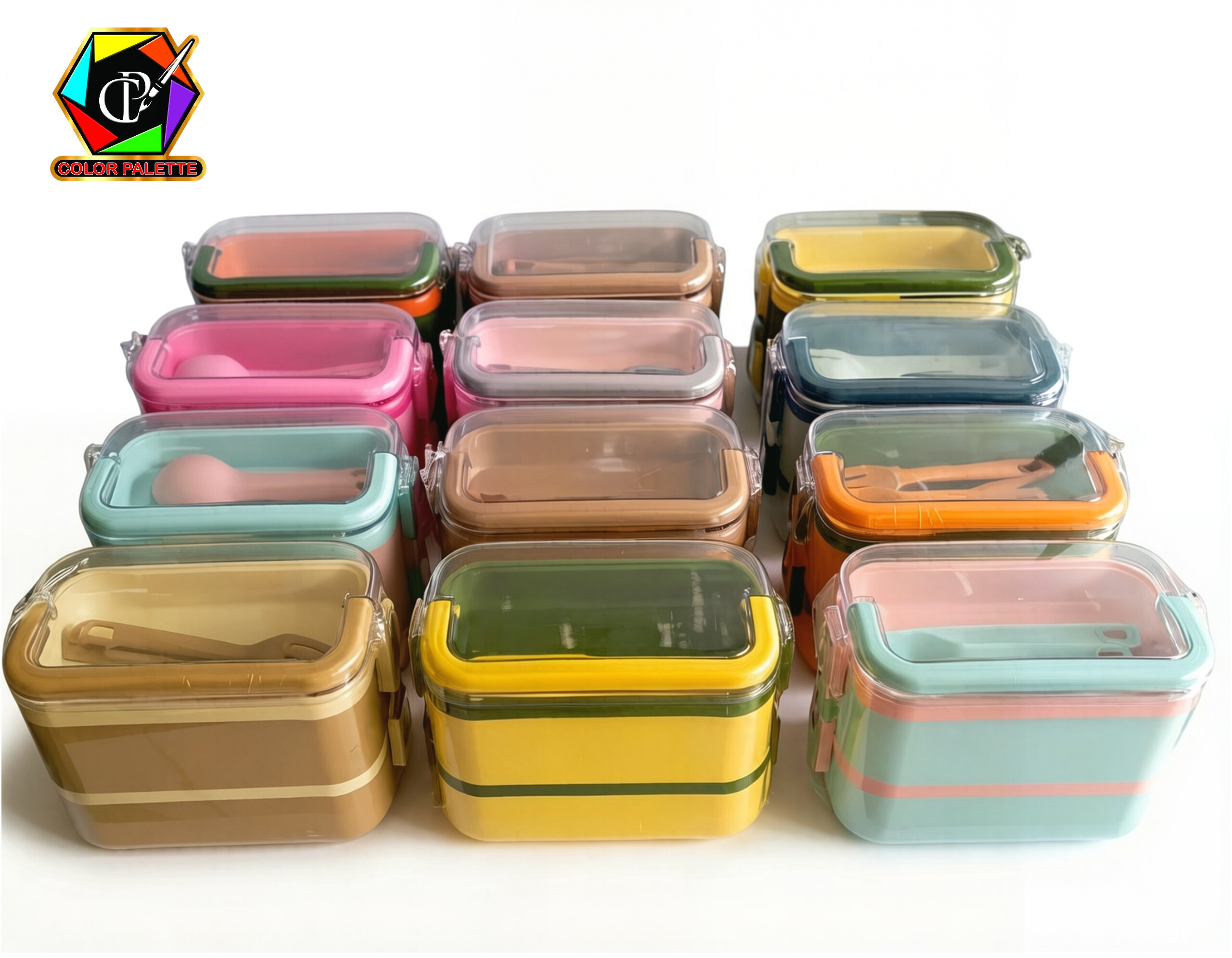 لانچ باکس 2 طبقه مستطیل آنکسیا - کد 103