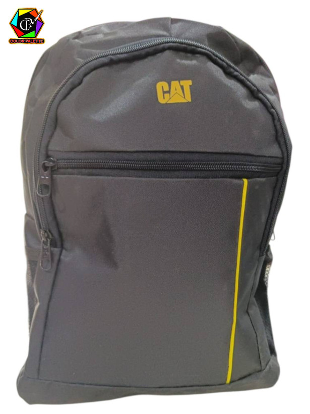 کوله پشتی CAT مشکی با خط زرد - کد 526
