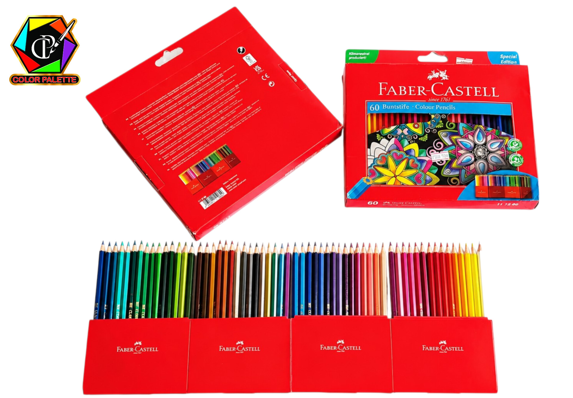 مداد رنگی کلاسیک 60 رنگ فابرکاستل مدل Classic - کد 1260 (111260) ‌