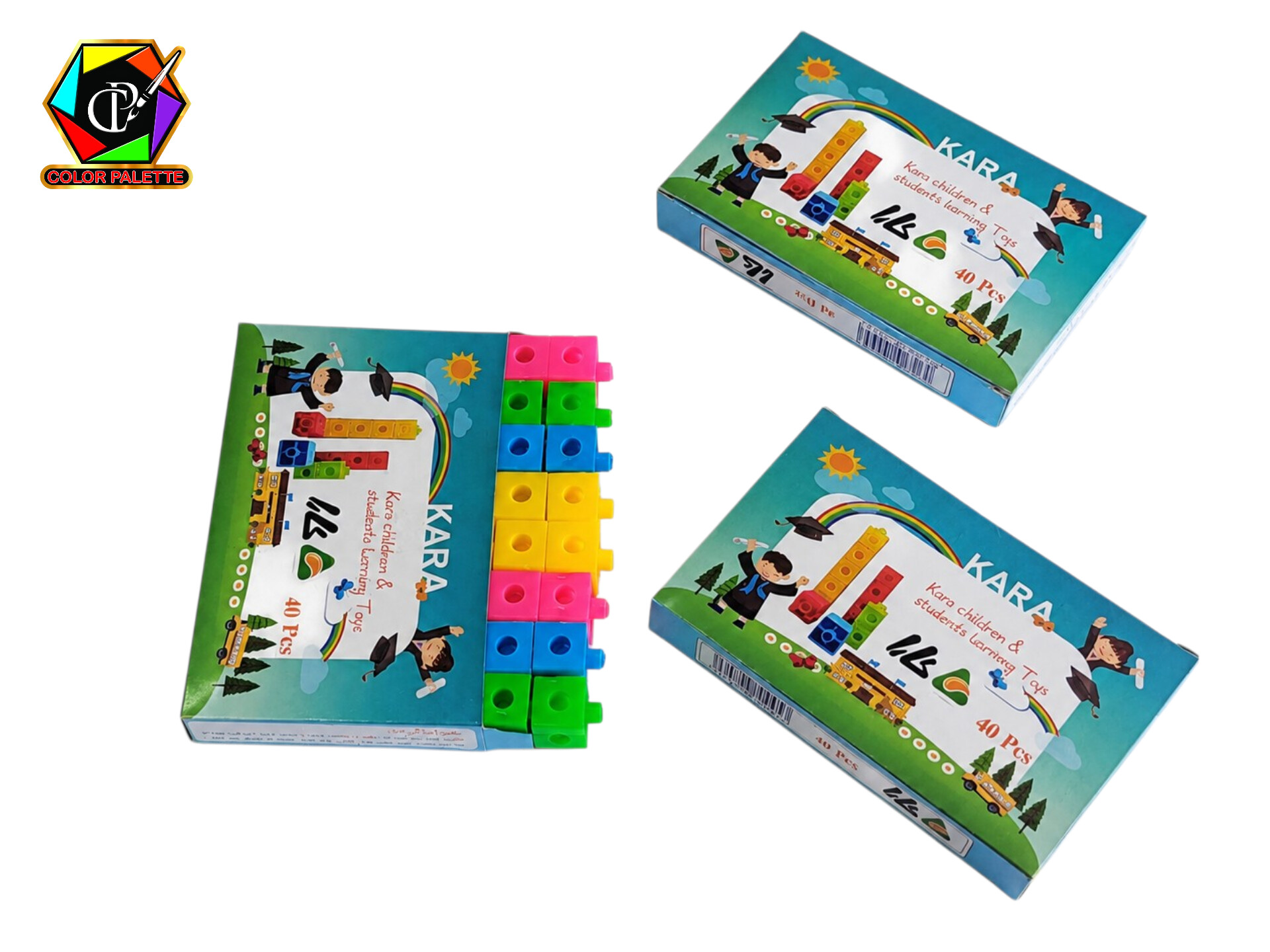 چینه 40 عددی کارا (مکعب آموزشی ریاضی)